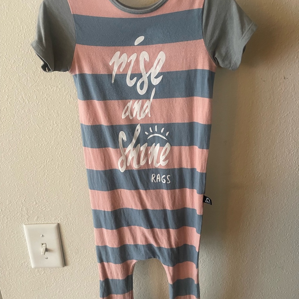 Rags rise and shine romper 2T